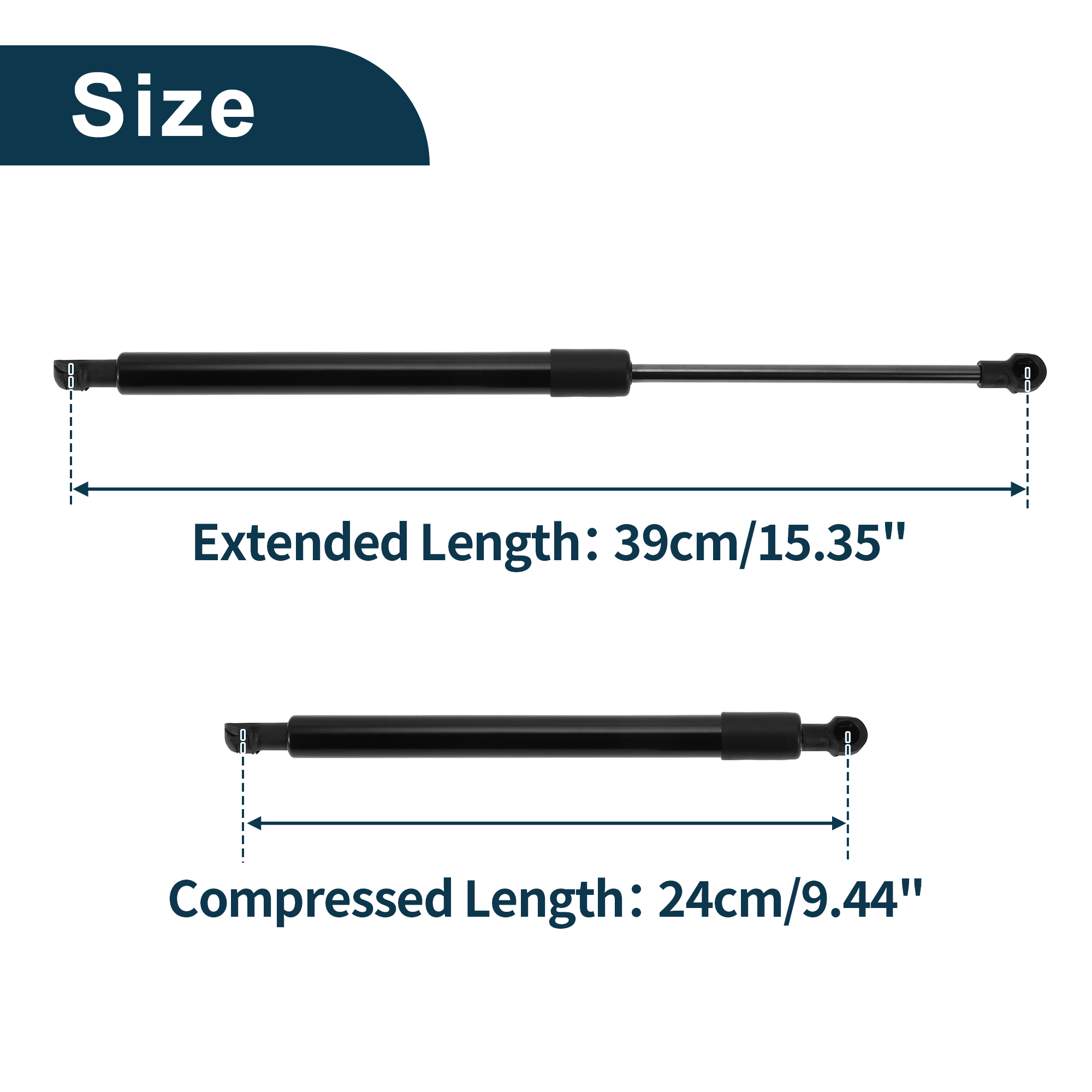 Unique Bargains 2Pcs Lift Supports for Chrysler Crossfire 2004-2008 Coupe Rear Hatch