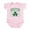 Petal Pink, variant on CafePress - Boston Irish Infant Bodysuit - Baby Light Bodysuit, Size Newborn - 24 Months