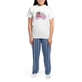 thumbnail image 4 of CafePress - Daddys Princess Women's Light Pajamas - Women's Short Sleeve Print T-Shirt and Pants Light Cotton Pajama Set, 4 of 7
