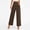 Coffee, variant on LEBONYARD Khaki Pants for Women,Women's Fashionable High Waisted Business Casual Work Straight Leg Wide Leg Suit Pants with Pockets Brown S