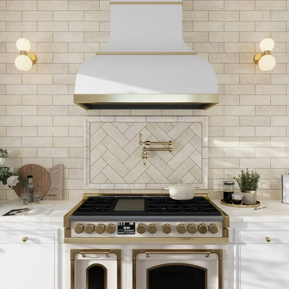 15 pack Beige 4 in. x 12 in. Honed Marble Subway Wall and Floor Tile (5 sq. ft./Case)