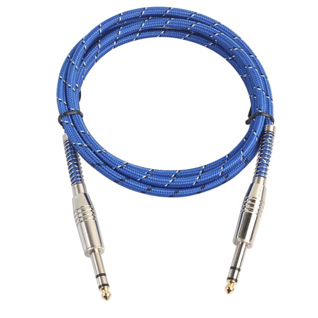 1 pieza Cable de 1/4 ''6.35mm de Instrumentos electricos Audio Música con Instrumentos musical - 1.8m SM SunniMix Cable de conexión TRS