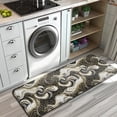 thumbnail image 3 of Black White Gold Marble Pattern Kitchen Rug Mat,Kitchen Runner Rugs Non Skid Washable,Decorative Kitchen Floor Mats for Kitchen,Sink,Laundry,17"x47.2", 3 of 7