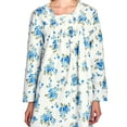 thumbnail image 5 of Casual Nights Women's Flannel Floral Long Sleeve Nightgown, 5 of 5