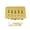 Gold color, variant on Necvior Adjustable 5 String Bass Bridge Optimized For Stability And Clear Tone