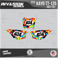 thumbnail image 3 of Kalair GFX Graphics Kit for Kayo PIT BIKE TT125 and TT140 (2021+) Invasion Series, 3 of 5