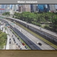 thumbnail image 6 of Ambesonne City Place Mats Set of 4, Kuala Lumpur in Clear Day, Standard Size, Pale Grey Blue Green, 6 of 6