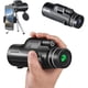 thumbnail image 1 of Telescopio monocular 120x100 con visión nocturna, monoculares para adultos que observan las estrellas, telescopios portátiles de alta potencia bak4 para observación de aves, negro, 1 of 5