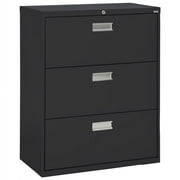 Sandusky Lee 600 Series 42" 3-Drawer Lateral File, Navy Blue