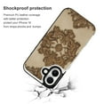 thumbnail image 2 of Compatible with iPhone 11 12 13 mini 14 15 16 Pro Max Plus Wallet Case with Card Holder, PU Leather Kickstand Card Slots Case ( Renaissance Retro, iPhone 14 Plus), 2 of 7