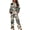 Aztec Ethnic Cow Print, variant on Pink Butterfly Button Up Pajamas for Women 2 Piece Womens Long Sleeve Pajama Sets Size XL Cover Ups for Women Daily Loungewear and Pants Sleepwear Outfits with Pockets