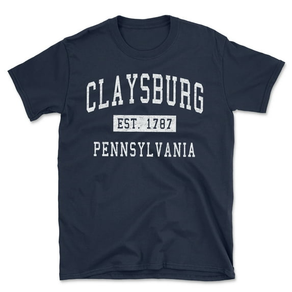 Claysburg Pennsylvania Classic Established Men's Cotton T-Shirt