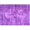 thumbnail image 1 of Ahgly Company Indoor Rectangle Persian Purple Traditional Area Rugs, 8' x 10', 1 of 4