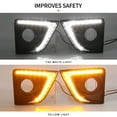 thumbnail image 2 of 1 Pair For Toyota Corolla 2014 2015 DRL LED Daytime Running Lights Fog Lamp Turn Signal, 2 of 15