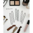 thumbnail image 6 of Heliums Large Metal French Hair Pins - Brown - 4-Inch Heavy Duty Metal U Shaped Steel Pin for French Twist Updos Buns - 6 Count, 6 of 8