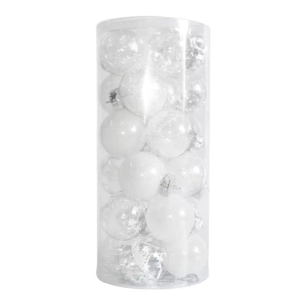 Ruifaya Juego de bolas navideñas antirroturas para adornos navideños, colgante para árbol de Navidad