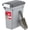 Gray, variant on IRIS USA 13 Lbs / 15 Qt WeatherPro Airtight Pet Food Storage Container, For Dog Cat Bird and Other Pet Food Storage Bin, Pet Supplies, Keep Fresh, Easy Access, BPA Free, Smoke
