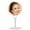 White, variant on Impressions Vanity Clarity Makeup Mirror with Stand, Touch Sensor, Handheld Desk Mirror (White)