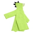 thumbnail image 5 of Cethrio Girls Boys Rain Jackets, Zip up Lightweight Waterproof Hooded Kids Raincoats Green Size 2-3 T, 5 of 5