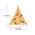 thumbnail image 3 of Fuzoiu Love Carrot Print Santa Hat Christmas Hat for kids,Santa Hats with Pompom, Unisex Xmas Holiday Hat for Christmas New Year Festive Party Supplies, 3 of 6