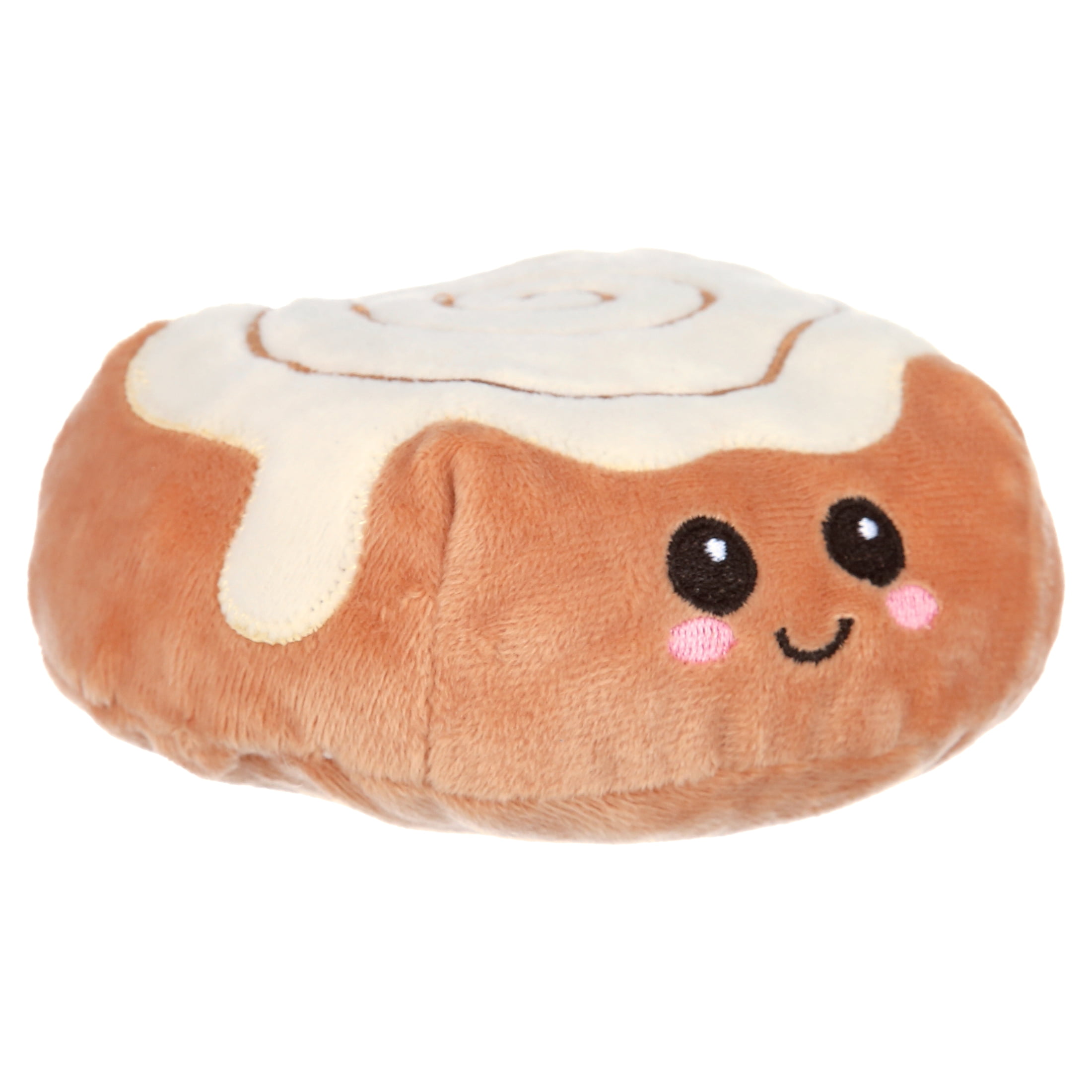 Posh Paws Plush Pet Toys 2 Pack Cinnamon Roll and Pancake Dog