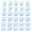 Light Blue, variant on 30 Pcs Numbered Pencil Toppers 1-30, Reusable Black Tracking Labels for Teachers, Classroom Supply Stations and School Organization