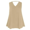 thumbnail image 6 of aidice Plus Size Womens Tanl Top L-5XL Flowy Sleeveless V Neck Tanks Summer Casual Daily Tops for Women, 6 of 6