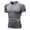 Gray, variant on Hazel Tech Men compression T Thirt Casual Short sleeved T shirt Slim Brand Casual T shirts Elasitc Quick Dry Athletic Running Gym Workout Short Sleeve Tee Tops