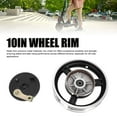 thumbnail image 3 of 10in Wheel Rim, Universal Fit Strong Load Capacity High Strength Electric Motorcycle Wheel Rim with Drum Brake for 10X3.0 10X2.5 Tires, 3 of 7