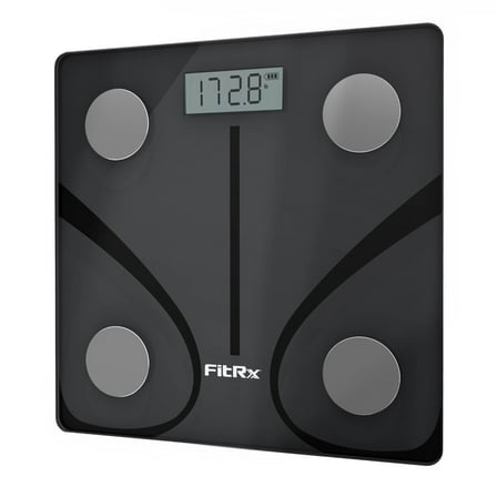 FitRx Smart Scale, Bluetooth Digital Scale for Body Weight, BMI, and More with App Control