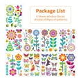thumbnail image 3 of Amdohai 9 Sheets Cute Window Clings DIY Flower Plant Pattern Window Stickers Removable Self Adhesive Window Decals Removable Vinyl for Glass Window Decoration, 3 of 8