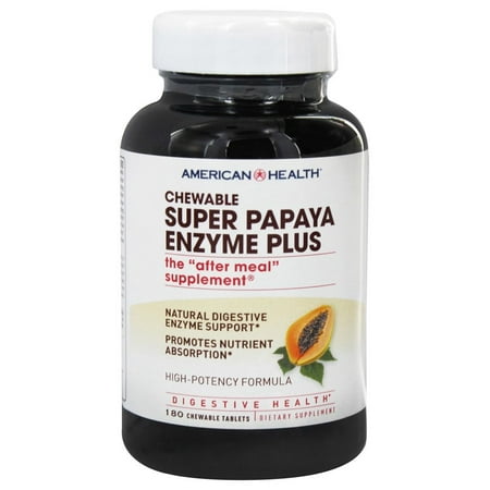 UPC 076630502047 - American Health - Super Papaya Enzyme Plus Chewable