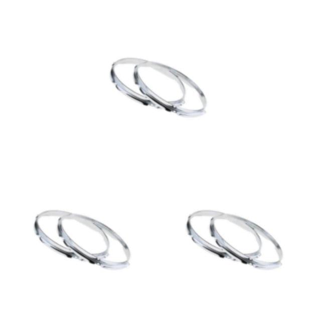 Naiovety Accesorios de aro de tambor de Metal resistente, 2 piezas, fáciles de instalar y construidos para durar, accesorios de tambor de Type1 NO1
