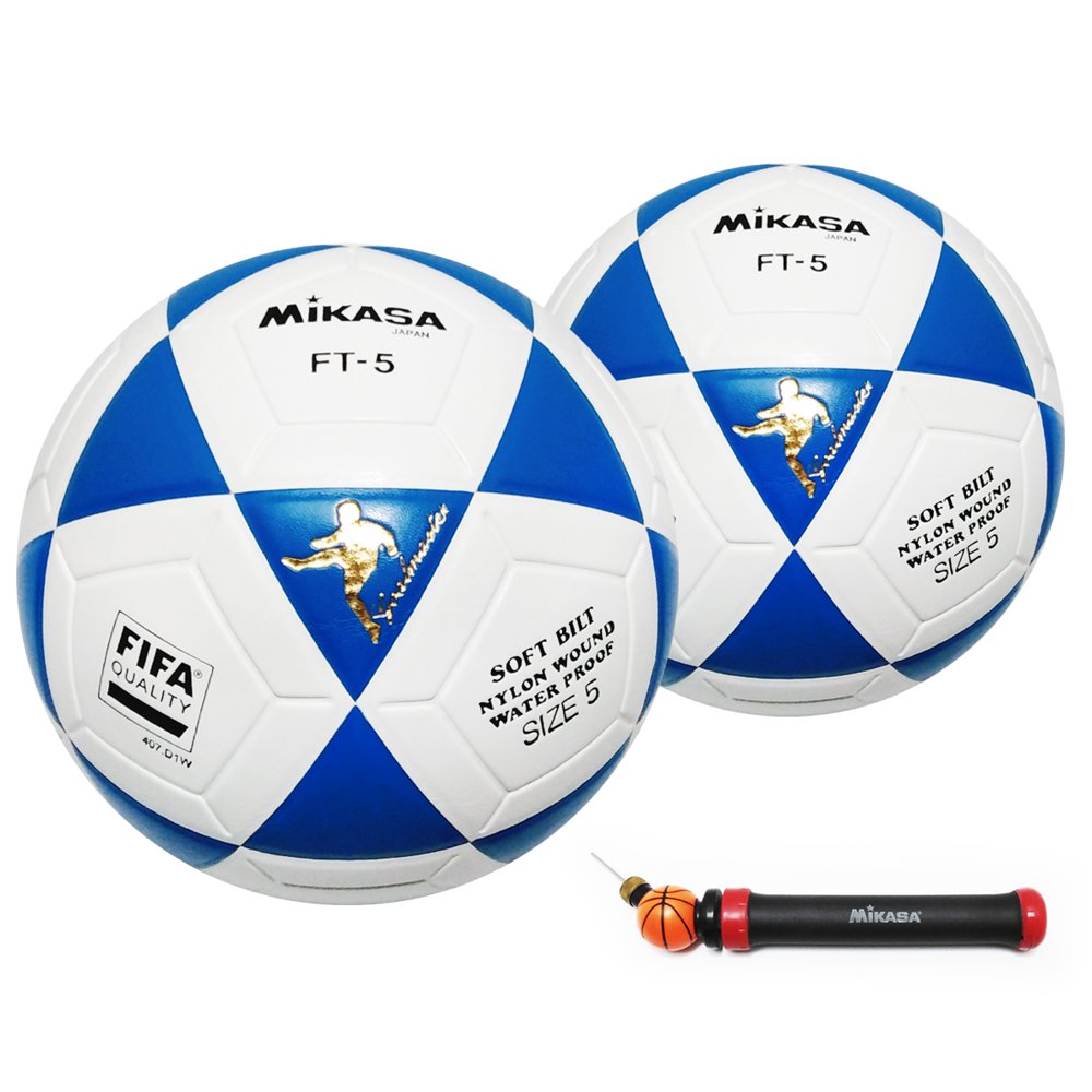 Mikasa FT5 Goal Master FIFA Soccer Ball Footvolley ball Blue 2 PACK