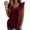 Wine, variant on Cilsoka Womens Summer Tops 2026 Casual V Neck Ruffle Cap Sleeve Blouse Shirts Solid Color Tunic Tops