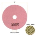 thumbnail image 2 of Uxcell 5 Packs 4" Grits 3000 Premium Diamond Polishing Pads Wet/Dry for Stone Concrete Marble Quartz, 2 of 6