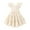 Beige, variant on GJSYRH Toddler Girls Dress Ruffle Sleeveless Tiered Swing Twirly Dresses Cute Summer Beach Sundress with Pocket Beige 1-2 Years