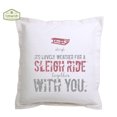 thumbnail image 1 of Sleigh Ride Cotton Throw Pillow Cover, 1 of 1