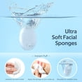 thumbnail image 2 of Esponjas faciales comprimidas GAINWELL, blancas, de celulosa, 50 unidades, 2 of 7