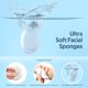 thumbnail image 2 of Esponjas faciales comprimidas GAINWELL, blancas, de celulosa, 50 unidades, 2 of 7