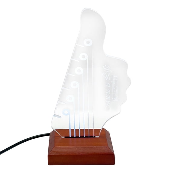 Light Up Guitar Pick Stand, Acrylic Electric Guitar Pick Holder Guitar Pick Rack