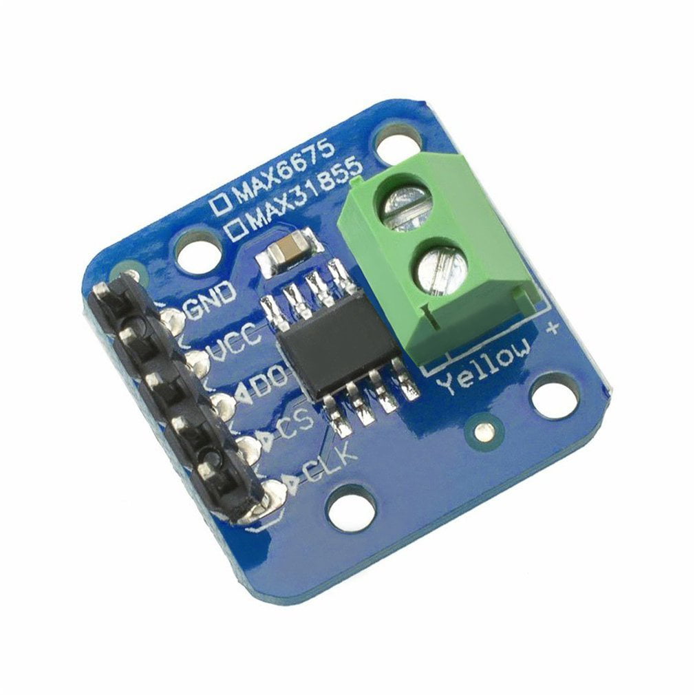 YIUS MAX31855 K Type Thermocouple Temperature Sensor Module ‑200℃ to 1350℃ SPI Port Digital Output Industrial Supplies