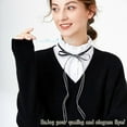 thumbnail image 2 of LoudSung Fake Collar Detachable Half Shirt Blouse Lacing False Collar for Women Girls, 2 of 7