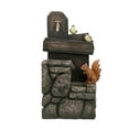 thumbnail image 3 of Llinc Store 26.4" Tall Decorative Two-Tiered Water Fountain with Light, Calming Woodland Animal Design, Outdoor Fountain Water Pump, 3 of 7