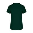 thumbnail image 4 of Birdeem Mode Femmes Décontracté Uni Chandail à Enfiler Col en V Manches Courtes T-Shirt Hauts Blouse, 4 of 5