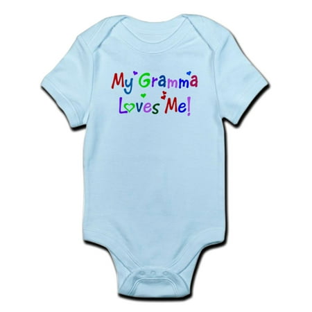 

CafePress - My Gramma Loves Me (Des. #1) Infant Bodysuit - Baby Light Bodysuit