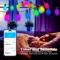 thumbnail image 6 of GUPUP Smart Outdoor String Lights, Waterproof RGBIC S14 Patio Lights APP Control for Christmas Decor 25FT, 6 of 6