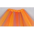 thumbnail image 2 of Godom Toddler Girls Rainbow Tutu Skirt 2T-8T Multicolor Tulle Princess Ballet Dress Birthday Costume,Orange, 2 of 4