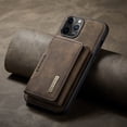 thumbnail image 6 of 2 in 1 Detachable Back Cover Compatible with iPhone 14 Pro Max Case 2022, iPhone 14 Pro Max Wallet Case with Card Holder Leather Pocket Slim Phone Cases 6.7'', 6 of 8