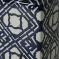 thumbnail image 2 of 10 Inch Lidded Jar, Porcelain Construction, Deep Blue Graphic Trellis- Saltoro Sherpi, 2 of 5